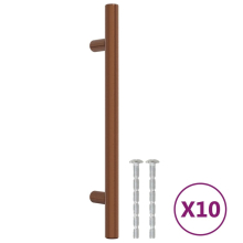 (bronze, 128 mm/ 10 pcs) vidaXL Cabinet Handles Door Handles Furniture Drawer Pull Stainless Steel