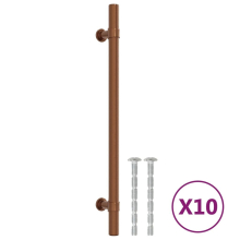 (bronze, 192 mm/ 10 pcs) vidaXL Cabinet Handles Door Handles Furniture Drawer Pull Stainless Steel