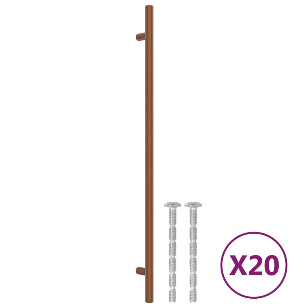 Vidaxl (Bronze, 320 Mm/ 20 Pcs) Cabinet Handles Door Handles Furniture Drawer Pull Stainless Steel
