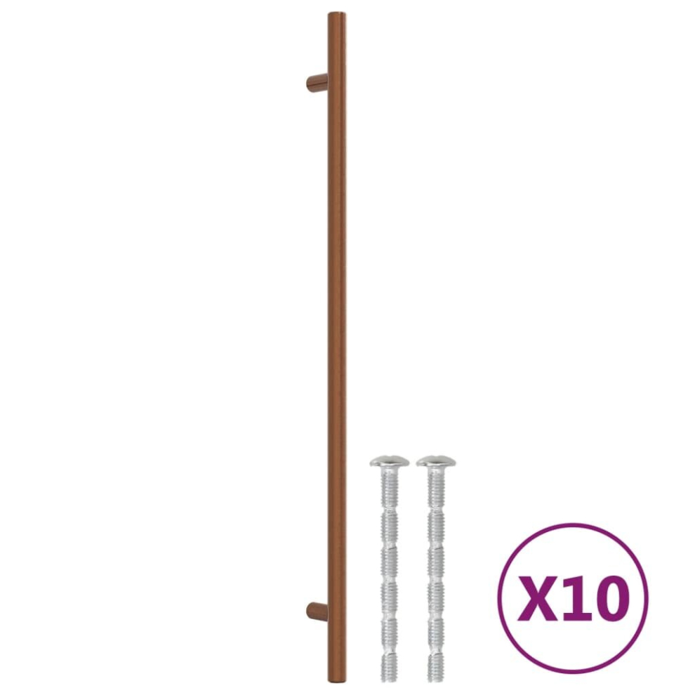 Vidaxl (Bronze, 320 Mm/ 10 Pcs) Cabinet Handles Door Handles Furniture Drawer Pull Stainless Steel