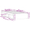 VidaXL vidaXL Bettgestell Grau Sonoma 100x200 cm 4