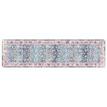 (blue and pink, 80 x 300 cm) vidaXL Rug Washable Patchwork Anti Slip Home Floor Carpet Floor Area Rug Mat