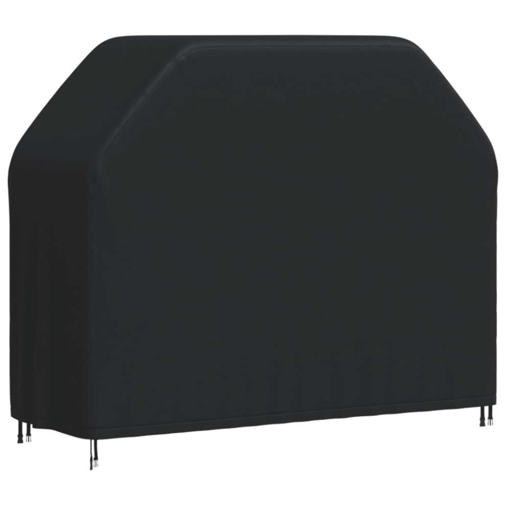 (147 x 61 x 112 cm) vidaXL BBQ Cover Waterproof Windproof Outdoor Barbecue Cover Black 420D Oxford