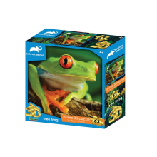 Tree Frog Animal Planet Prime 3D Puzzle 63 piece (R)