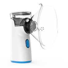 (Bleu) Nébuliseur portatif – Inhalateur à vapeur électrique, mini portable, pour adultes et enfants, voyage et domicile – États‑Unis