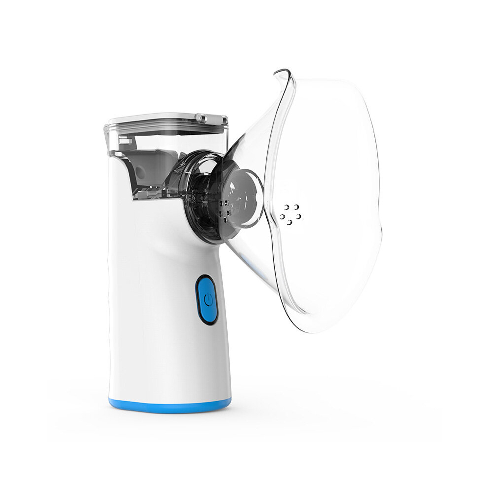 Blue (Blue) Portable Handheld Nebulizer Mini Portable Steam Inhaler Electric Handheld Machine Steam Inhaler Atomizer For Adults And Kids Travel And Home Us