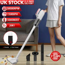 Cordless Vacuum Cleaner Wireless Hoover Upright Lightweight Handheld Bagless Vac
