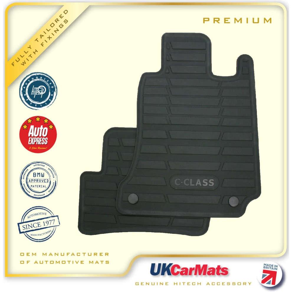Mercedes C Class W204 Automatic Saloon/Estate 2007-2014 Tailored Premium Tpe Rubber Car Mats 706238667083