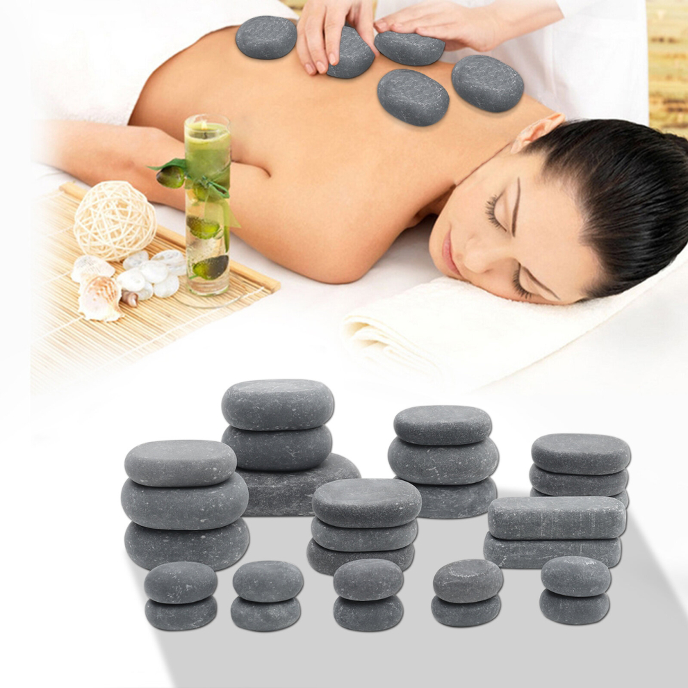 27Pcs Basalt Massage Hot Stone Set for Spa