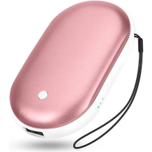 (Rose red) Electric Hand Warmers Hand Warmer 3 Levels USB