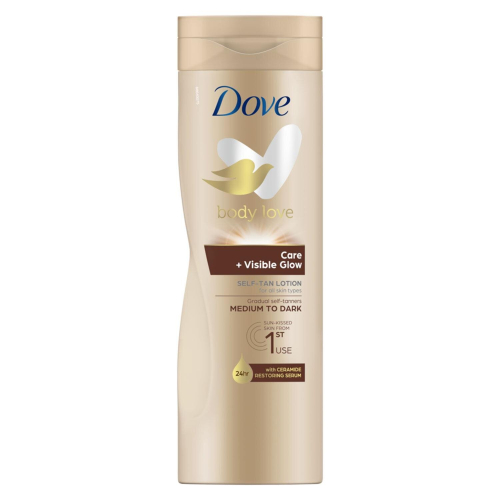 Dove Dove Visible Glow Self-Tan Lotion For Medium-Dark Skin, 6x400ml 2
