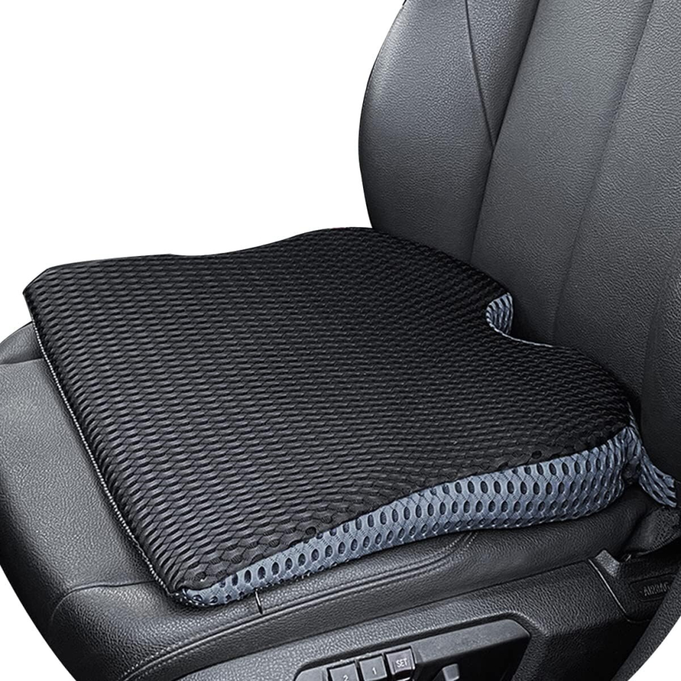 Car Wedge Seat Cushion for Car Driver Seat Office Chair Wheelchairs Coccyx Support Tailbone Pain Relief Memory Foam Seat Cushion
