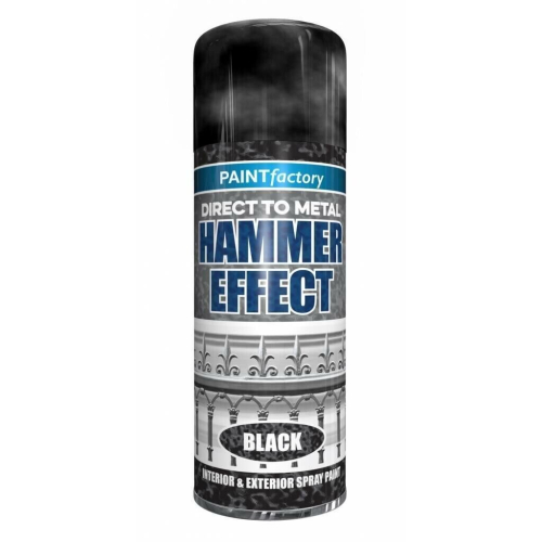 Paint Factory Hammered Effect Spray Paint Black 400ml 1
