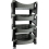 URBN Living (  Anthracite) 4 Tier Shelves Fruit Vegetable Baskets Storage Cart Rack Home Kitchen Organiser 1