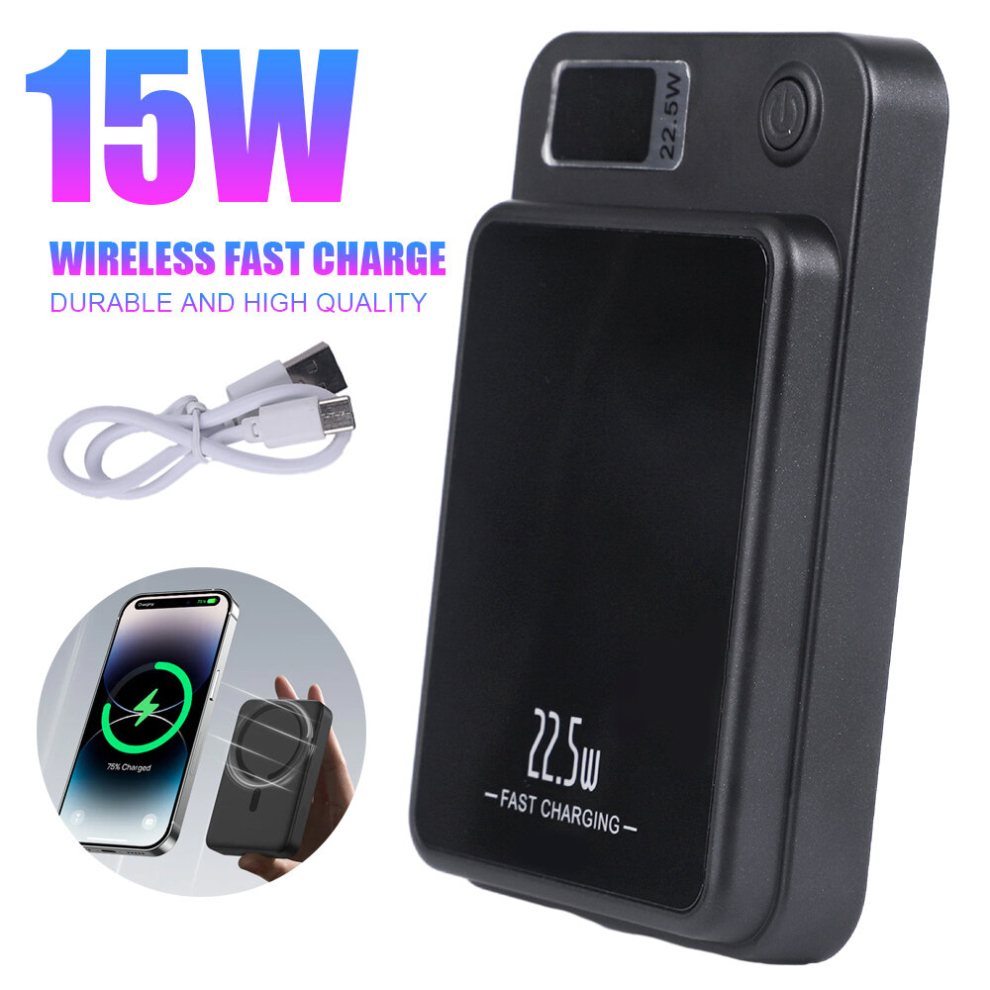Magnetic Wireless Power Bank 10000mAh For Magsafe Battery Pack For iPhone 14 13