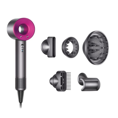 Dyson Hair Dryer IRON FUCHSIA with FlyAway Attachment HD07 UK on OnBuy