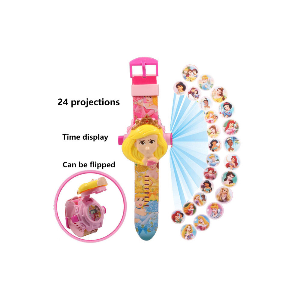 (color16) Cartoon Children Watch 3D Projection Cartoon Spider-man Iron Man Digital Watches Children Watch Toy-image-OPC-PD7ZHCY-NEW