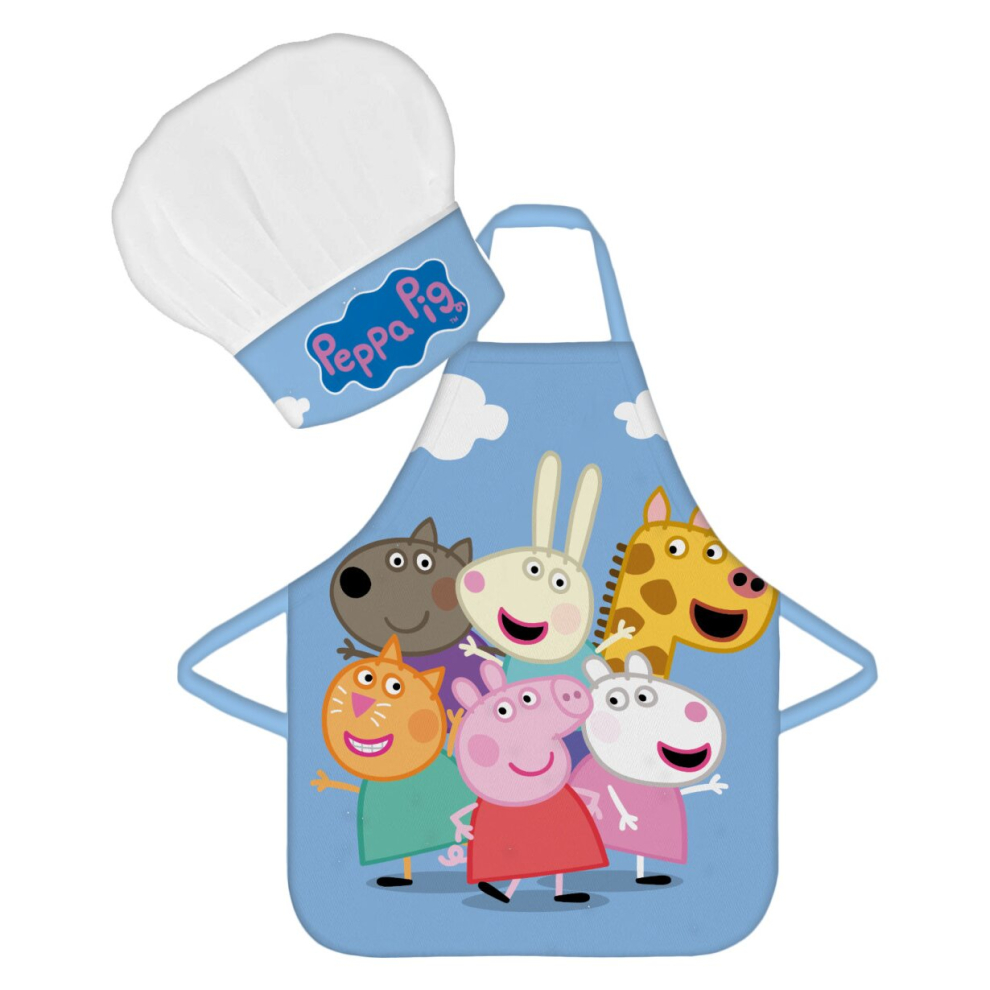 Peppa Pig Apron and Chef's Hat Set. Age 3-8 years Candy Cat, Suzy