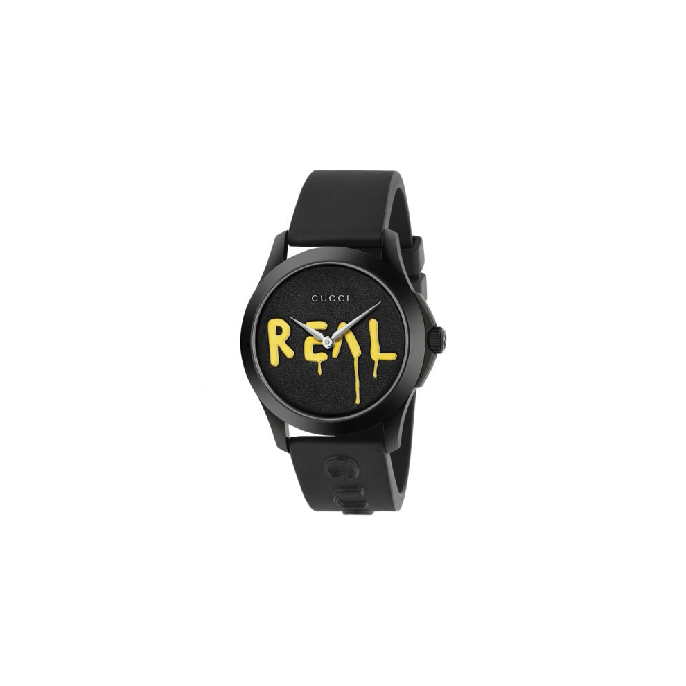 Gucci G-Timeless Real Watch Black Rubber YA1264017