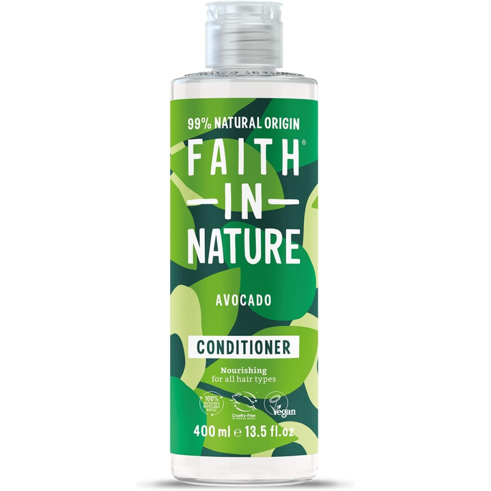 Faith In Nature Natural Avocado Conditioner for All Hair Types, 400ml