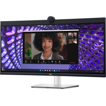 Dell P3424WEB - LED monitor - curved - 34" (34.14" viewable) - 3440 x 1440 UWQHD @ 60 Hz - IPS - 300 cd/m - 1000:1 - 5
