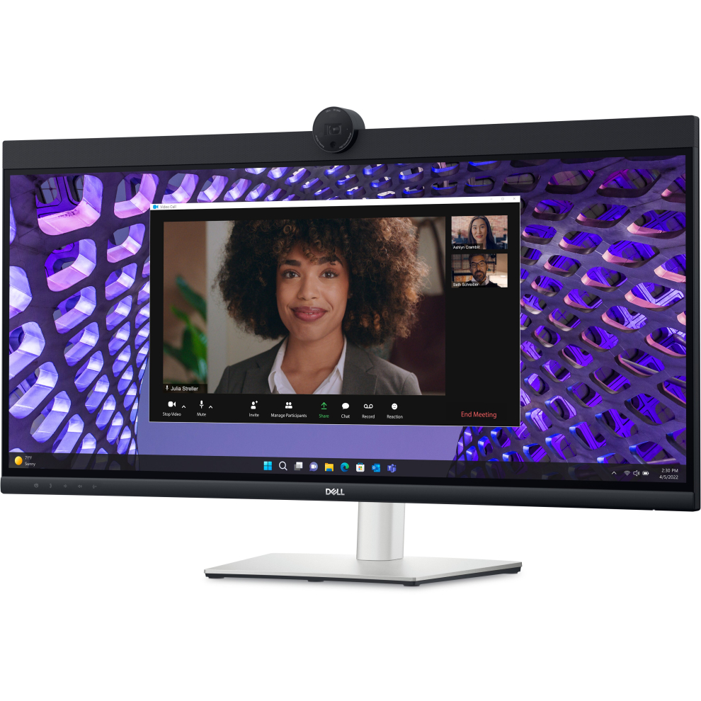 Dell P3424WEB - LED monitor - curved - 34" (34.14" viewable) - 3440 x 1440 UWQHD @ 60 Hz - IPS - 300 cd/m - 1000:1 - 5