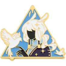 Sky Light Gamer enamel pin, cartoon anime metal brooch badge, cosplay pin collection gift backpack decoration