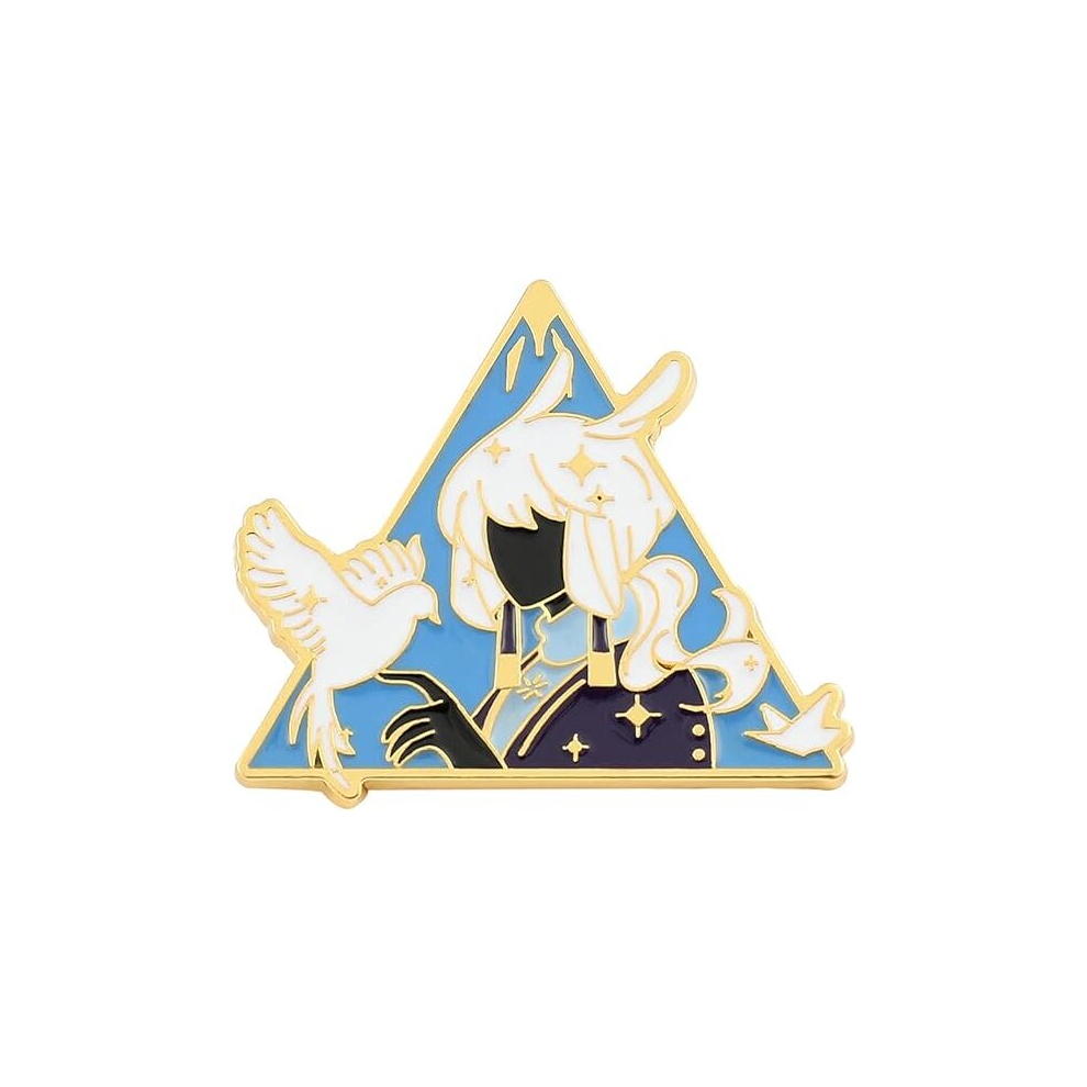 Tianfu Sky Light Gamer Enamel Pin, Cartoon Anime Metal Brooch Badge, Cosplay Pin Collection Gift Backpack Decoration Not,Specified
