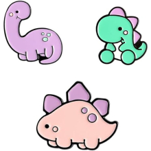 Cute Cartoon Dinosaur Brooch Animal Pattern Enamel Lapel Pin Set Jewelry Accessories Backpack Accessories Hats Hats Women Girls Children Gifts