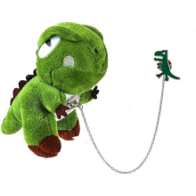 Enamel Panda Dinosaur Tiger Brooch Cute Plush Doll Jacket Backpack Pin Set for Women Girl Teen Friend Party Holiday Friendship Jewelry Birthday Gift