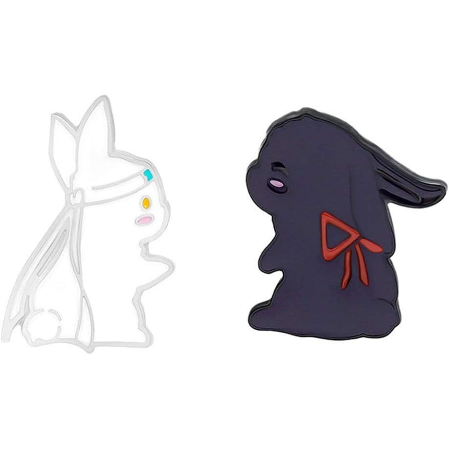 2pcs Grandmaster of Demonic Cultivation Wangji Wuxian Rabbit Bunny ...