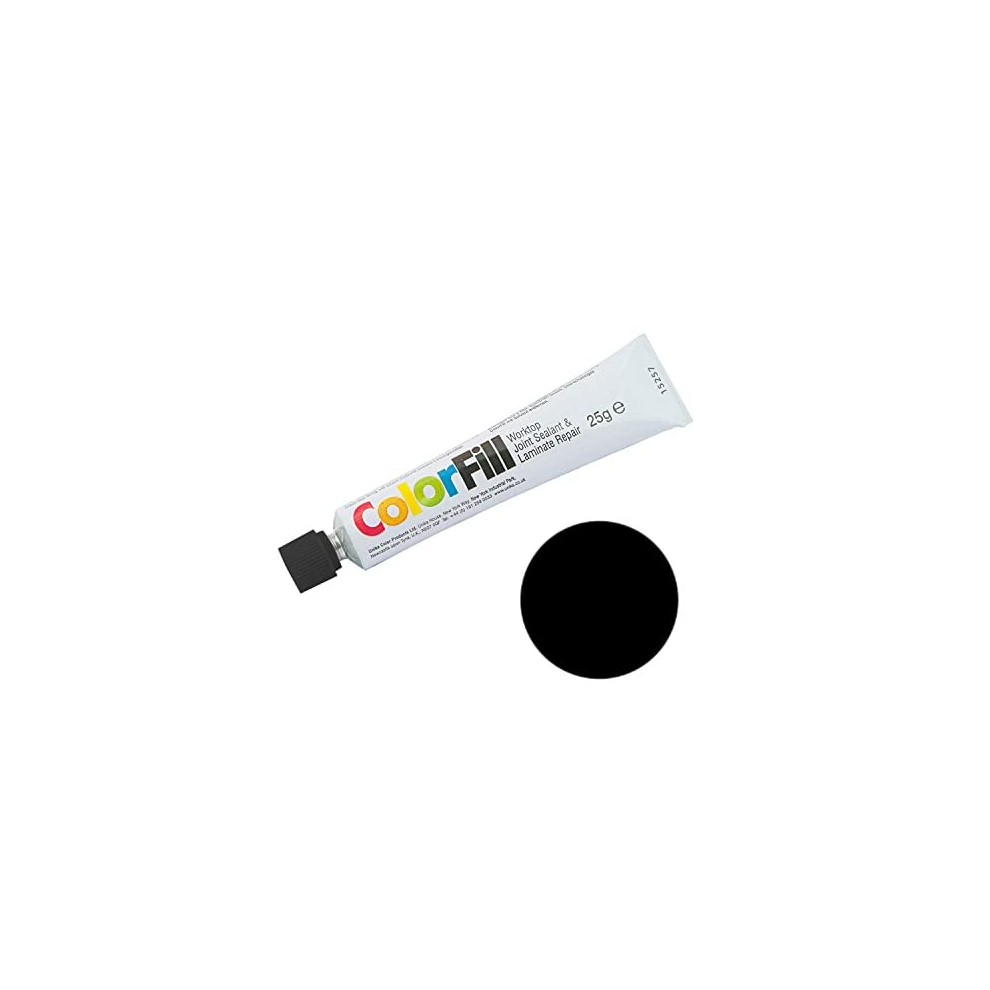 Colorfill Unika Laminate Worktop Joint Sealer Compound Repair Sealant Cf030 Diamond Black