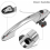 Drivers Side Outer Door Handle Chrome Offside 735592012 for Fiat 500 4