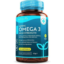 Omega 3 Fish Oil 2000Mg - Providing 1000Mg EPA & 400Mg DHA - Brain Heart Vision