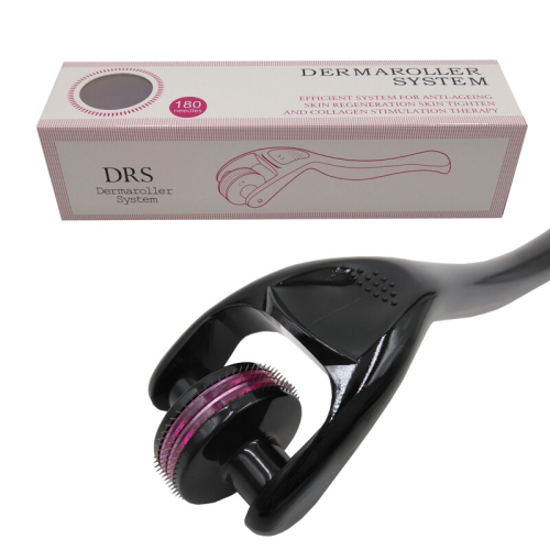 (0.5mm) Derma Microneedle Roller 180 Titanium Micro Needles Rollers Mesotherapy Microagulhamento Therapy Skin Care Tool