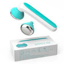 (Blue) Ice Roller Face Roller Cooling Skin Eye Massager Stainless Steel Skin Care Tools for Face Eyes Body Relief