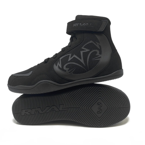(UK 8 / 42.5 / US 9) RIVAL RSX GENESIS 3.0 BOXING BOOTS - BLACK