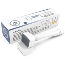 Rodillo Derma Stamp con Longitud de Aguja Ajustable - Terapia de Microagujas, Sistema de Rodaje, Herramientas para Cuidado de la Piel
