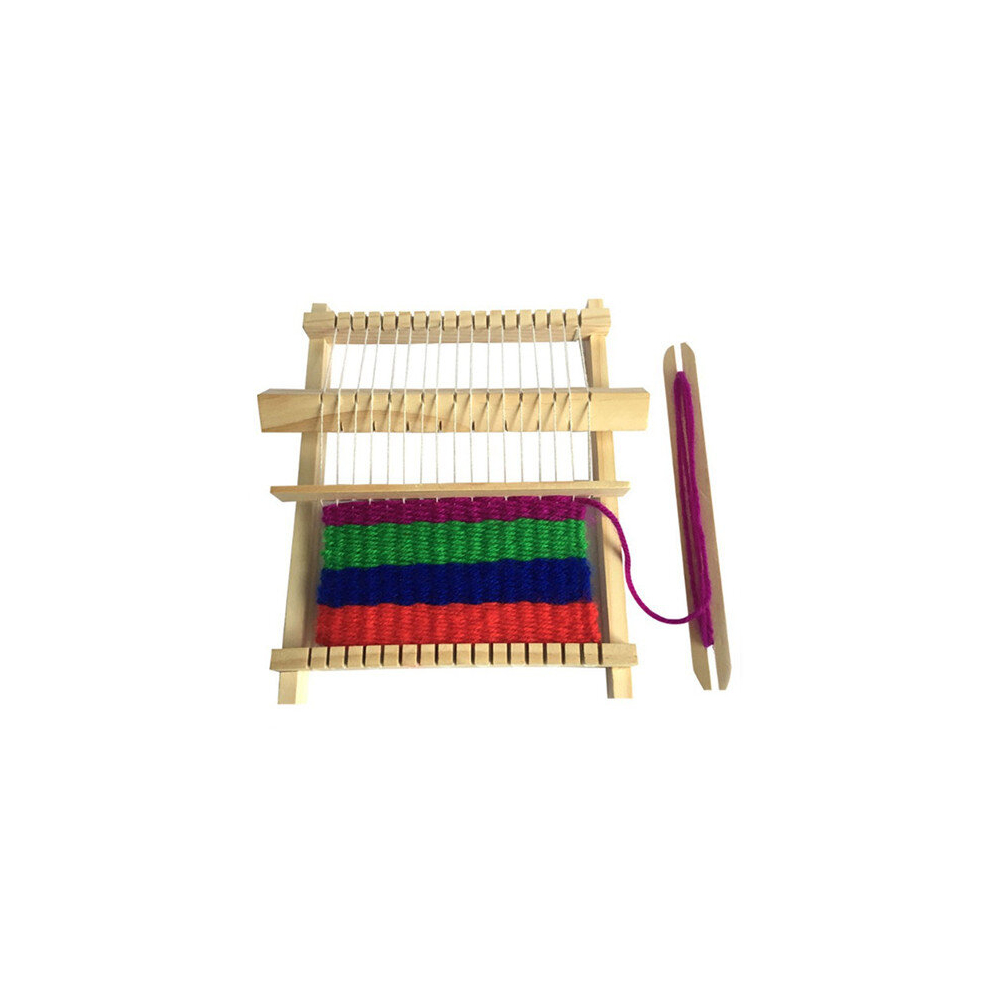 DIY Wooden Weaving Loom Craft Yarn Kids Educational Toy Gifts