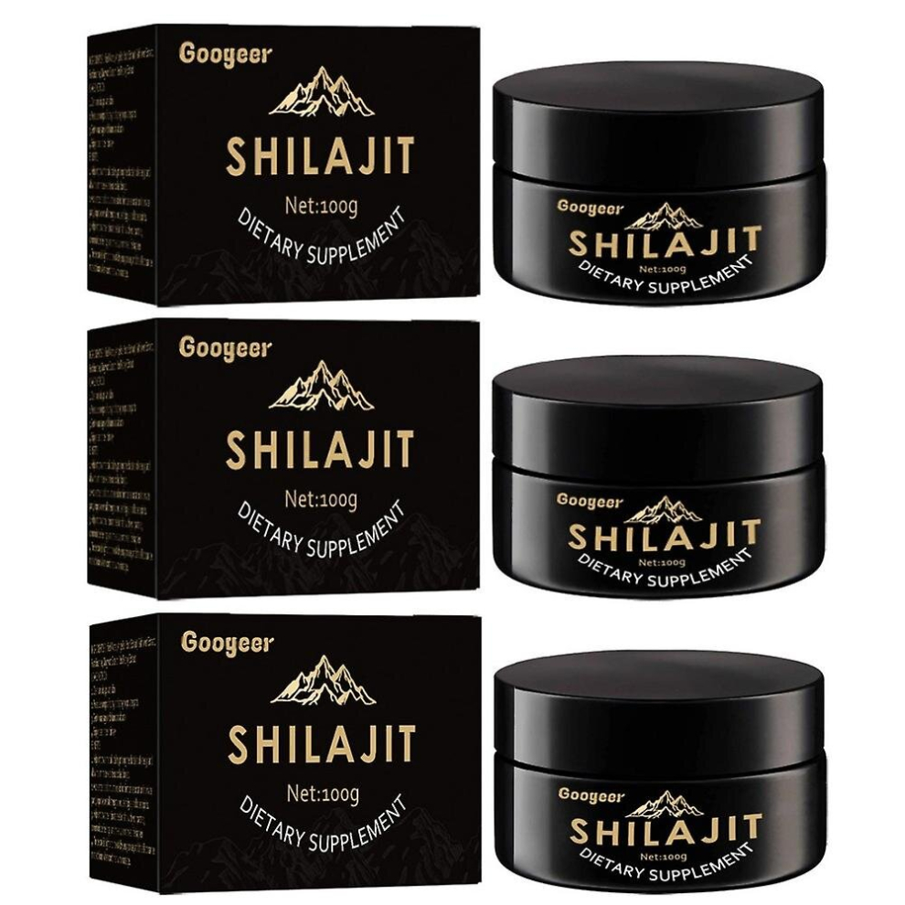 3x Himalayan Shilajit Resin, 30g, 100% Pure, Lab Tested, Safest