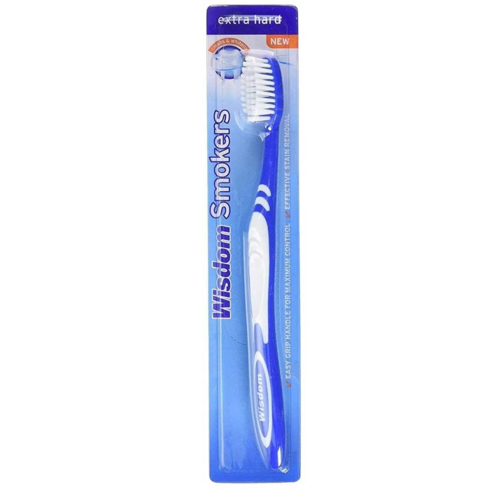 Wisdom Smokers Extra Hard Filaments Toothbrush - Color May Vary