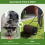 Costway 27" Compost Spreader Metal Peat Moss Spreader Mesh Roller W/ U-shaped Handle 6