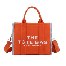 (Orange) Womens Handbags Designer Laptop Large Capacity Canvas Shoulder Tote Bags