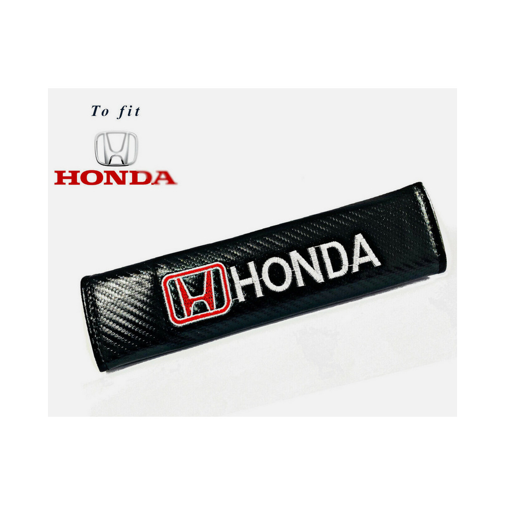 Compatible With Honda Car Seatbelt Cover Shoulder Pads Safety Strap Carbon Fibre 8381923442088