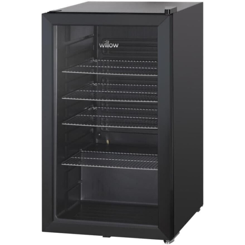 Willow Appliances Willow WBC98B 98L Freestanding Undercounter Beverage Cooler  Black