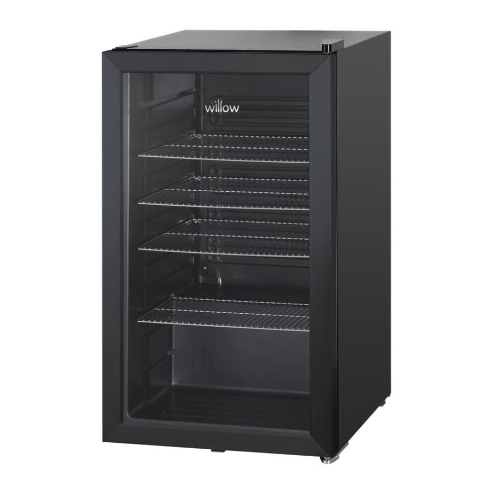 Willow WBC98B 98L Freestanding Undercounter Beverage Cooler  Black