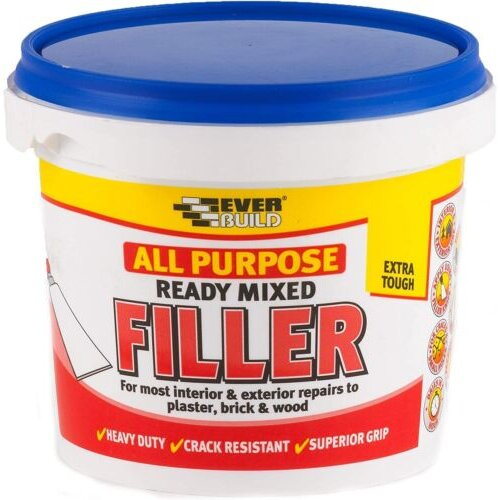 Everbuild Everbuild All Purpose Ready Mixed Filler, White, 1 kg