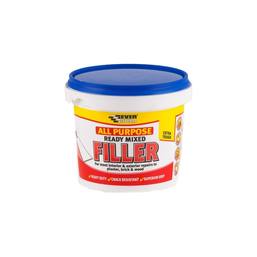 Everbuild All Purpose Ready Mixed Filler, White, 1 kg