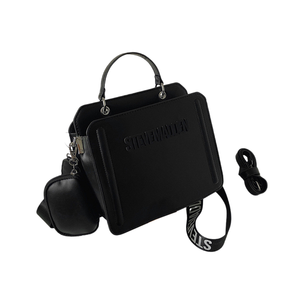 (Black) Steve Women Madden Fashion Square Bag