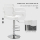 Homcom HOMCOM Adjustable Height Barstool Steel Pole PU Leather Bistro Home 4